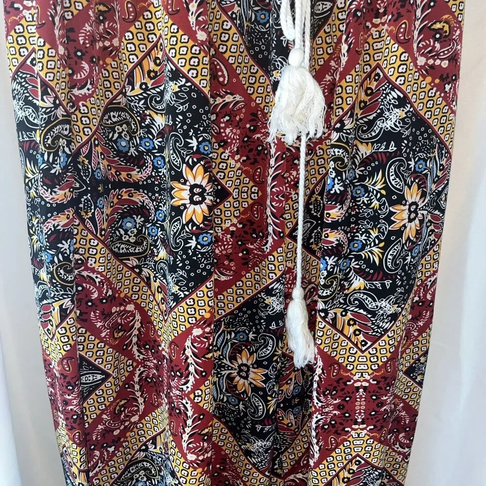 Emery Rose Paisley Women’s Harem Pants Size S Multicolor Bohemian India
